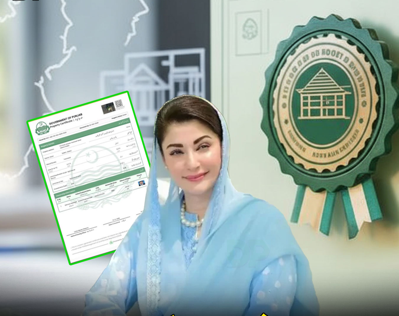 پنجا ب میں فر د ختم ، جا ئید ا د کی خر ید و فر و خت کے لیے گر ین پر ا پر ٹی سر ٹیفکیٹ لا ز می قر ا ر