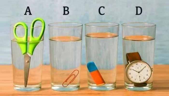 IQ ٹیسٹ، کیا آپ 30 سیکنڈز میں بتا سکتے ہیں کہ کس گلاس میں زیادہ پانی ہے؟