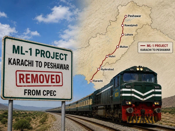 پاکستان ریلویز کا اہم منصوبہ ایم ایل ون سی پیک سے نکل گیا